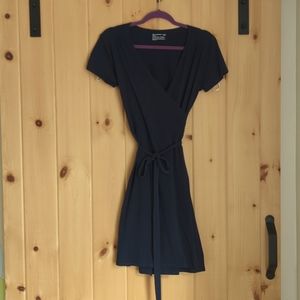 Pact organic wrap dress